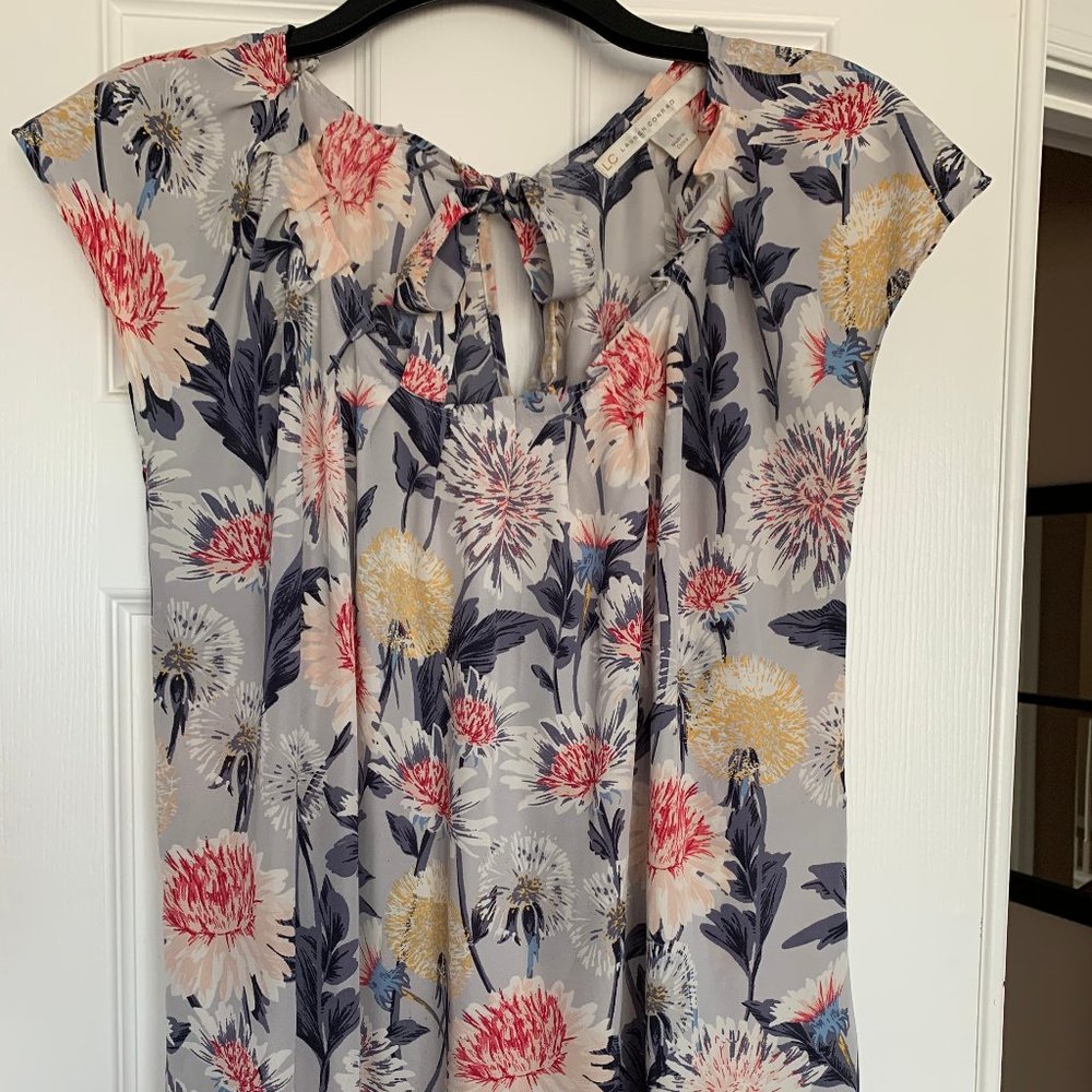 Lauren Conrad floral blouse